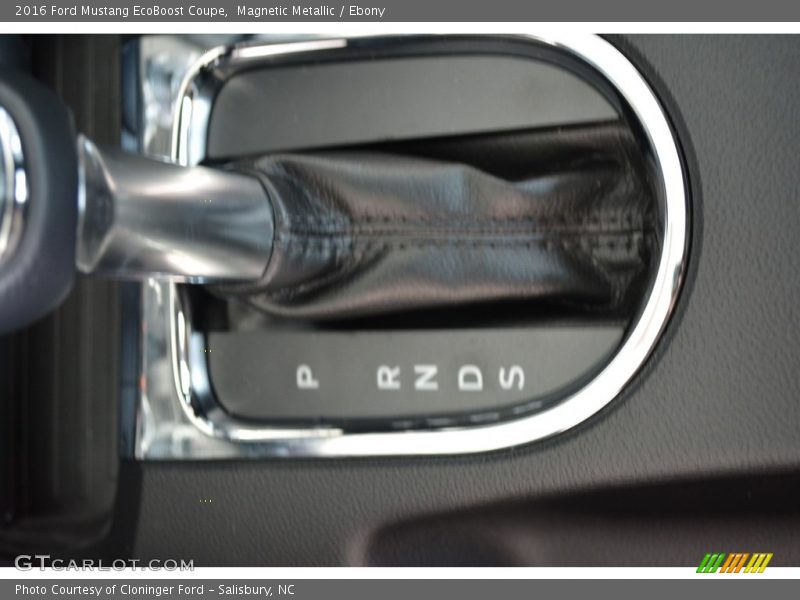 Magnetic Metallic / Ebony 2016 Ford Mustang EcoBoost Coupe