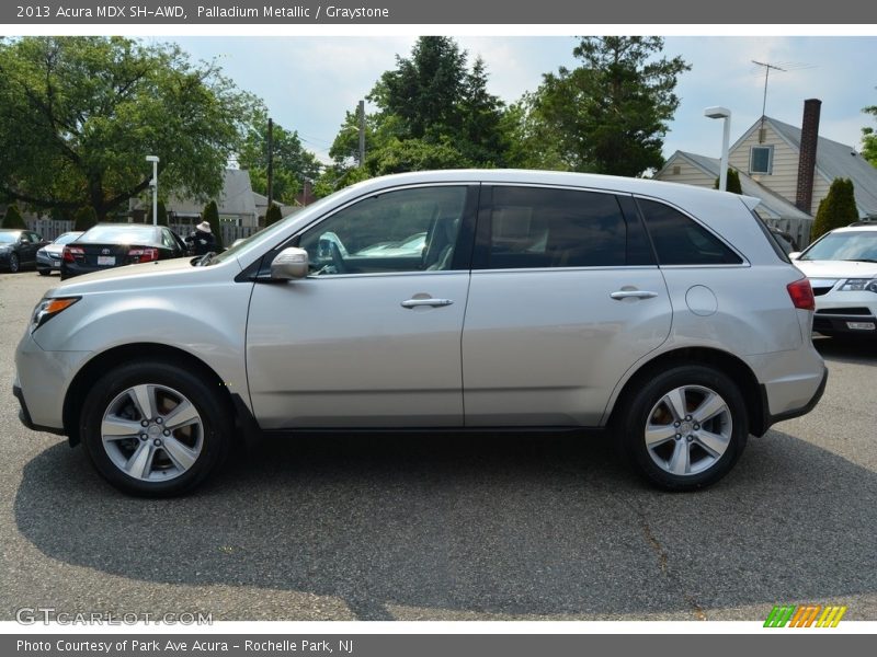 Palladium Metallic / Graystone 2013 Acura MDX SH-AWD