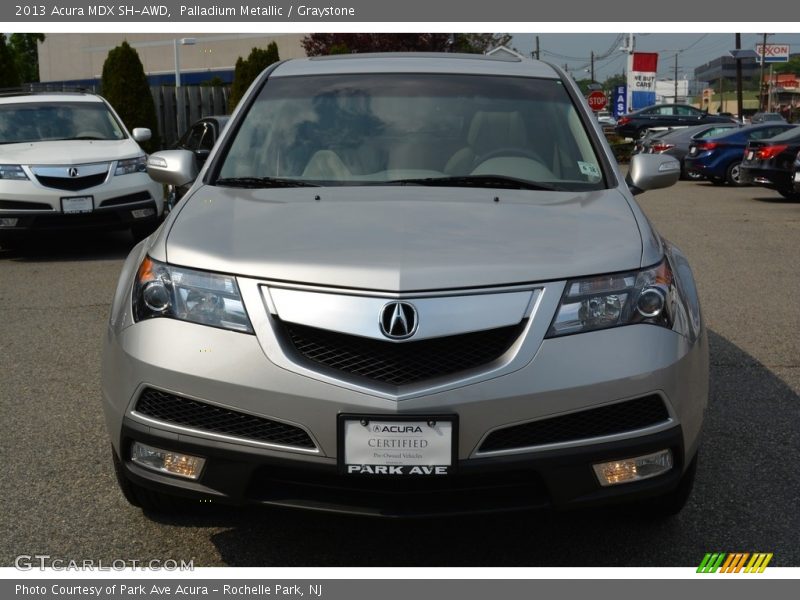 Palladium Metallic / Graystone 2013 Acura MDX SH-AWD