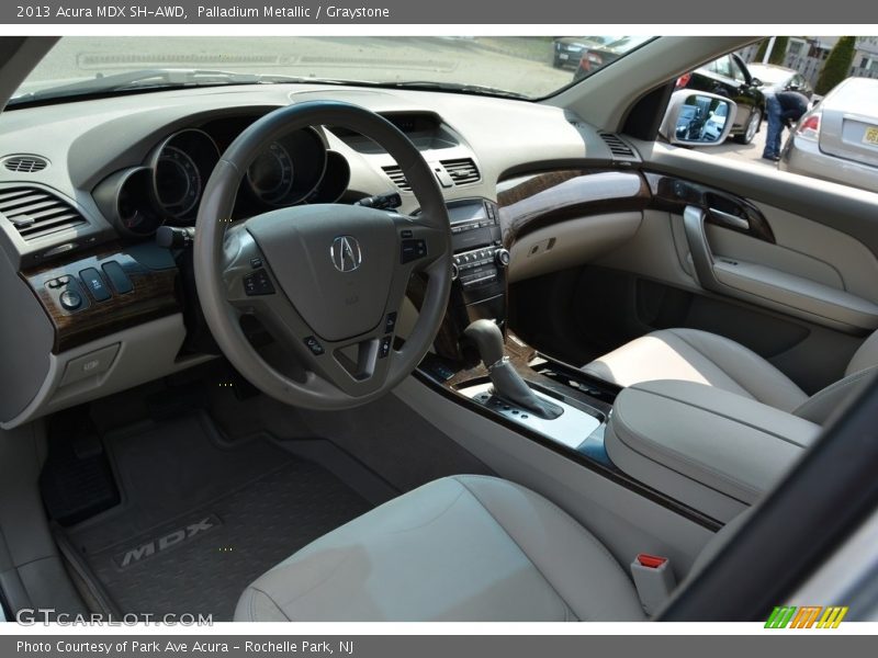 Palladium Metallic / Graystone 2013 Acura MDX SH-AWD