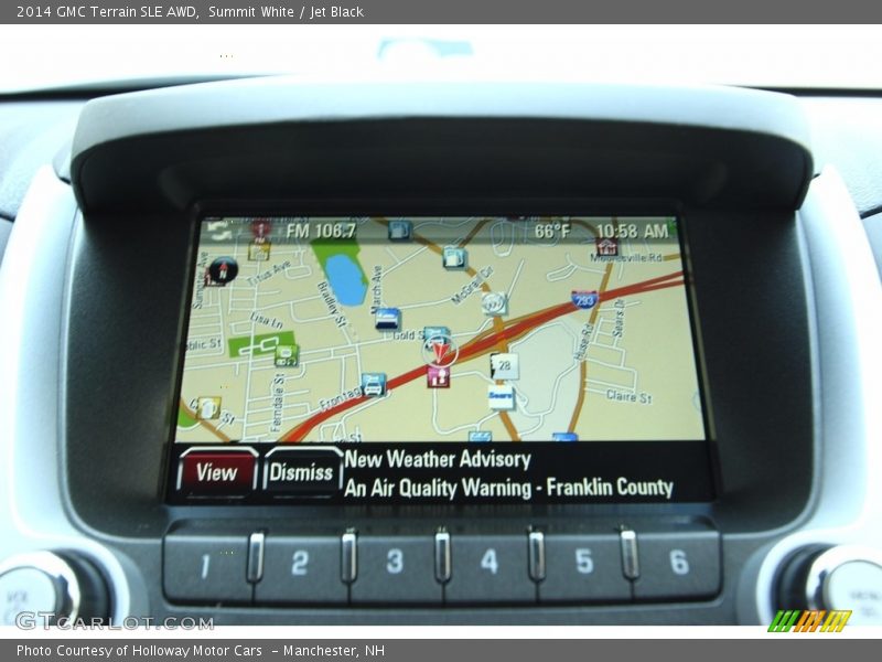 Summit White / Jet Black 2014 GMC Terrain SLE AWD