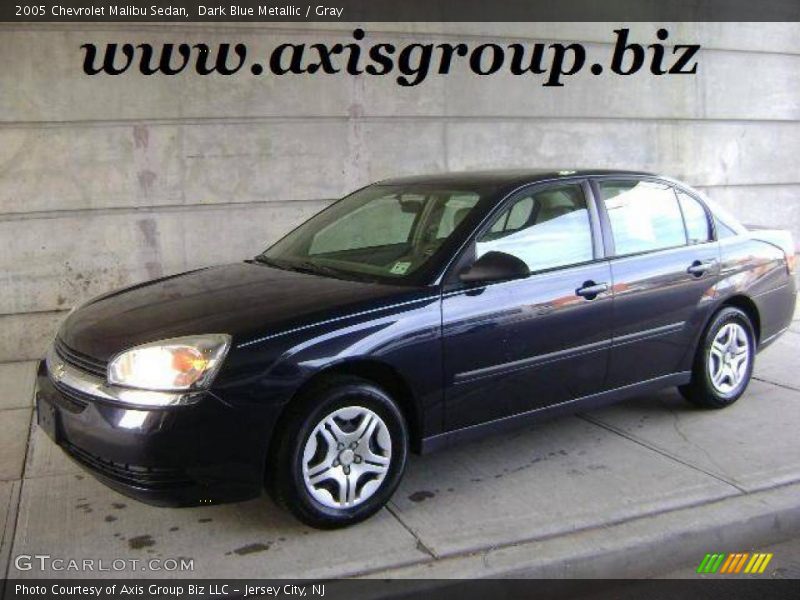 Dark Blue Metallic / Gray 2005 Chevrolet Malibu Sedan