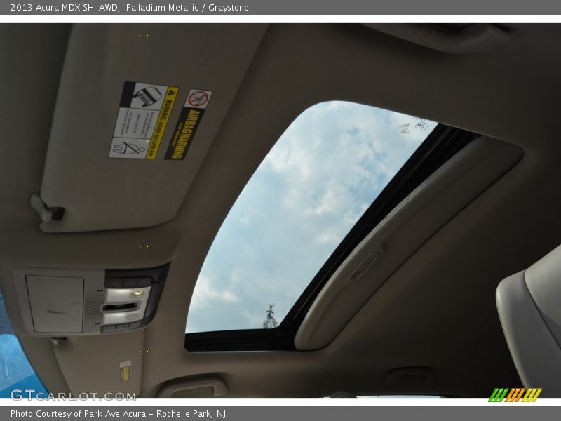 Palladium Metallic / Graystone 2013 Acura MDX SH-AWD