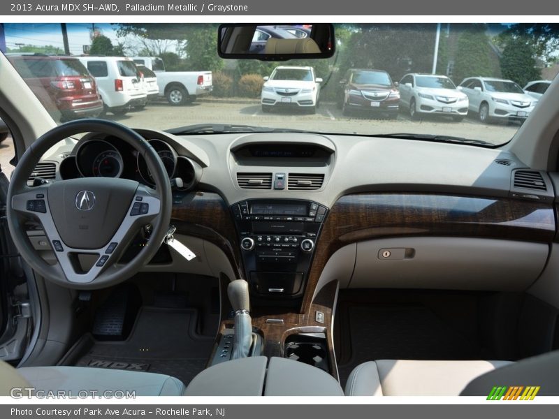 Palladium Metallic / Graystone 2013 Acura MDX SH-AWD