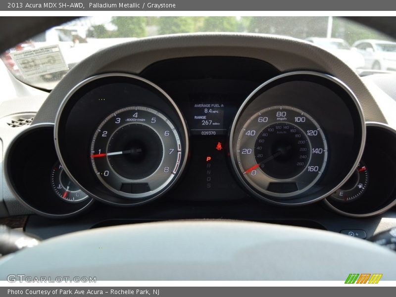 Palladium Metallic / Graystone 2013 Acura MDX SH-AWD