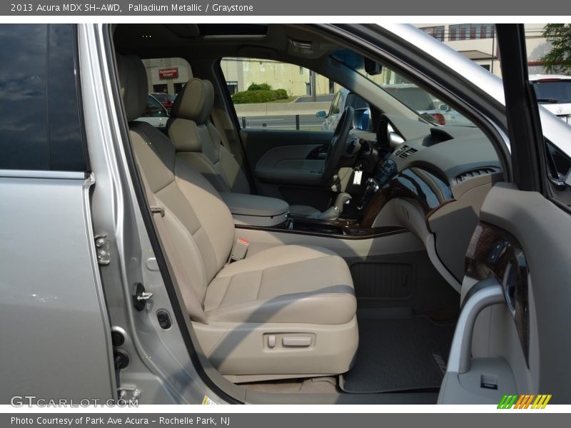 Palladium Metallic / Graystone 2013 Acura MDX SH-AWD