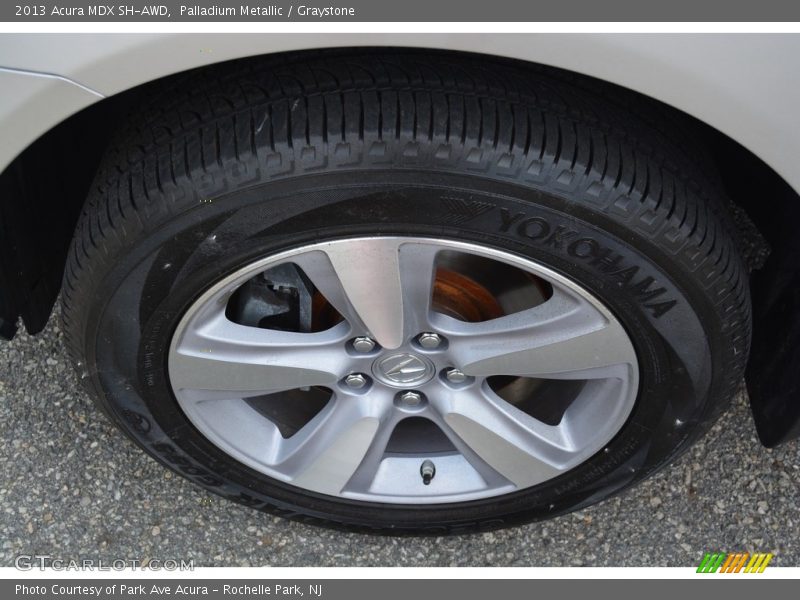 Palladium Metallic / Graystone 2013 Acura MDX SH-AWD