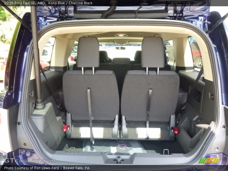 Kona Blue / Charcoal Black 2016 Ford Flex SEL AWD