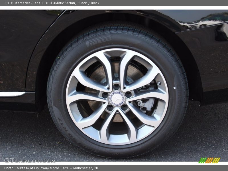 Black / Black 2016 Mercedes-Benz C 300 4Matic Sedan