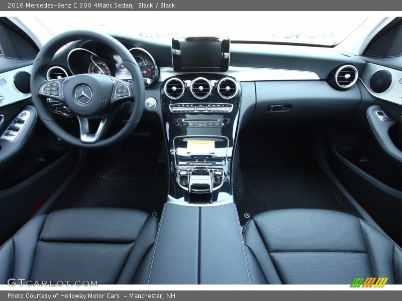 Black / Black 2016 Mercedes-Benz C 300 4Matic Sedan