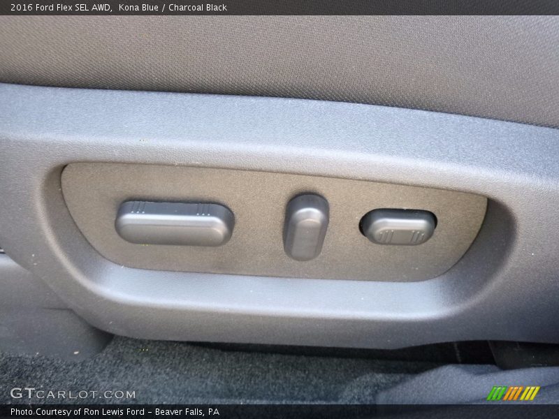 Kona Blue / Charcoal Black 2016 Ford Flex SEL AWD