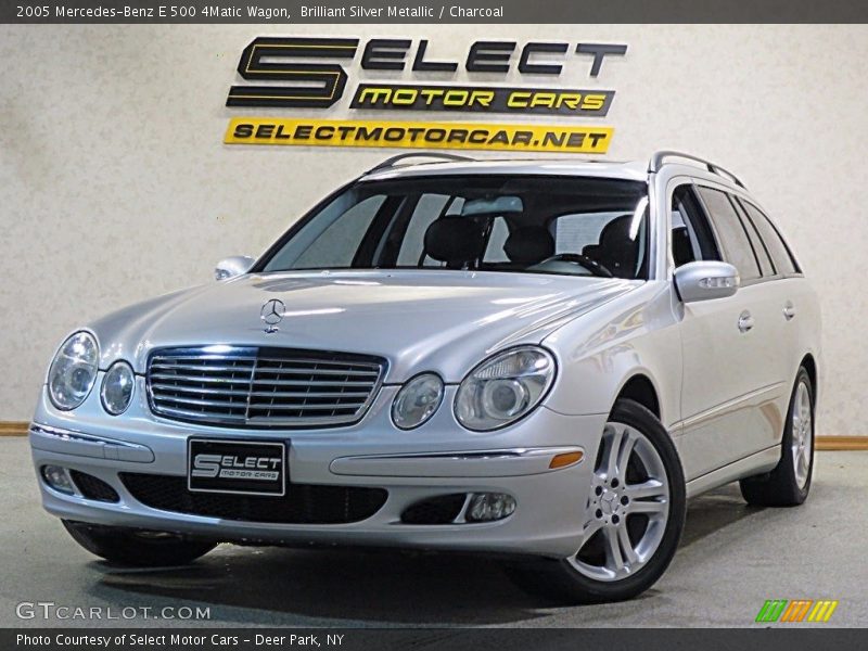 Brilliant Silver Metallic / Charcoal 2005 Mercedes-Benz E 500 4Matic Wagon