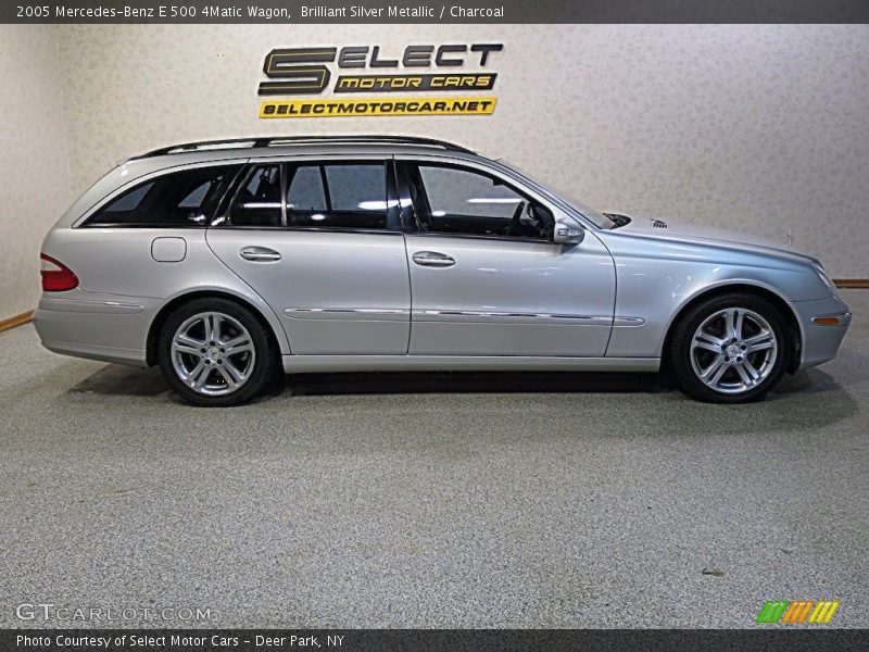 Brilliant Silver Metallic / Charcoal 2005 Mercedes-Benz E 500 4Matic Wagon
