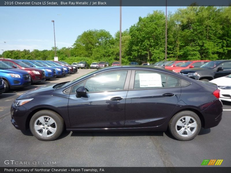 Blue Ray Metallic / Jet Black 2016 Chevrolet Cruze LS Sedan