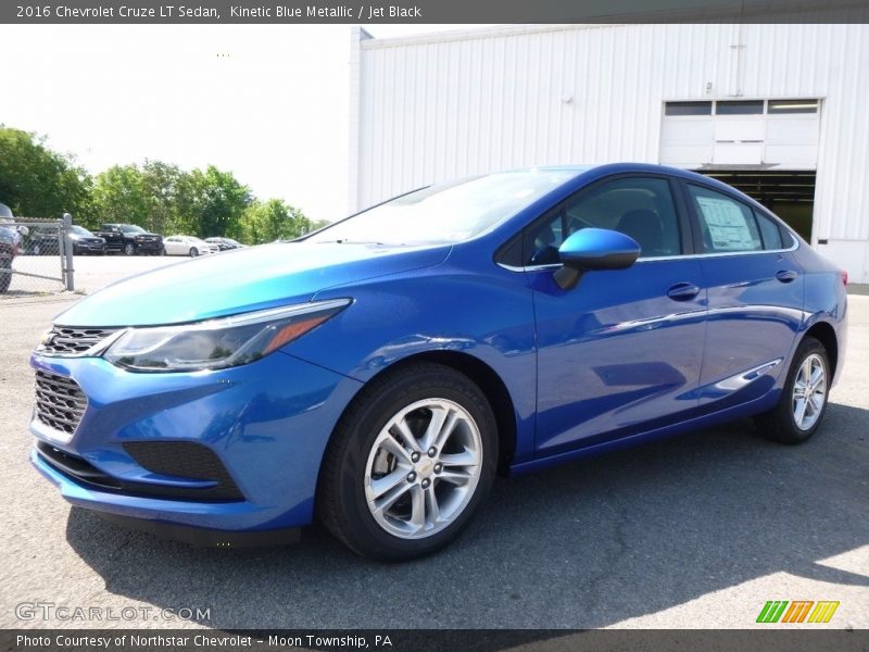 Kinetic Blue Metallic / Jet Black 2016 Chevrolet Cruze LT Sedan