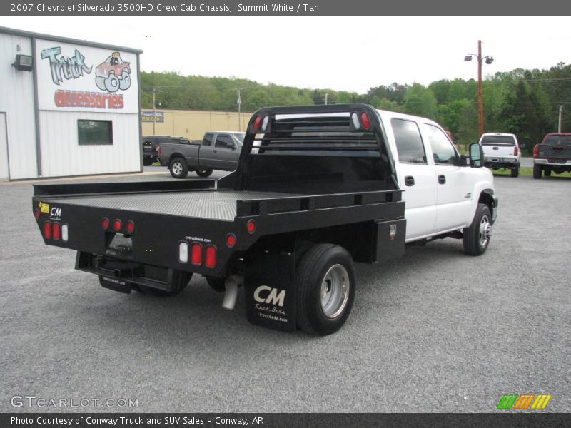 Summit White / Tan 2007 Chevrolet Silverado 3500HD Crew Cab Chassis