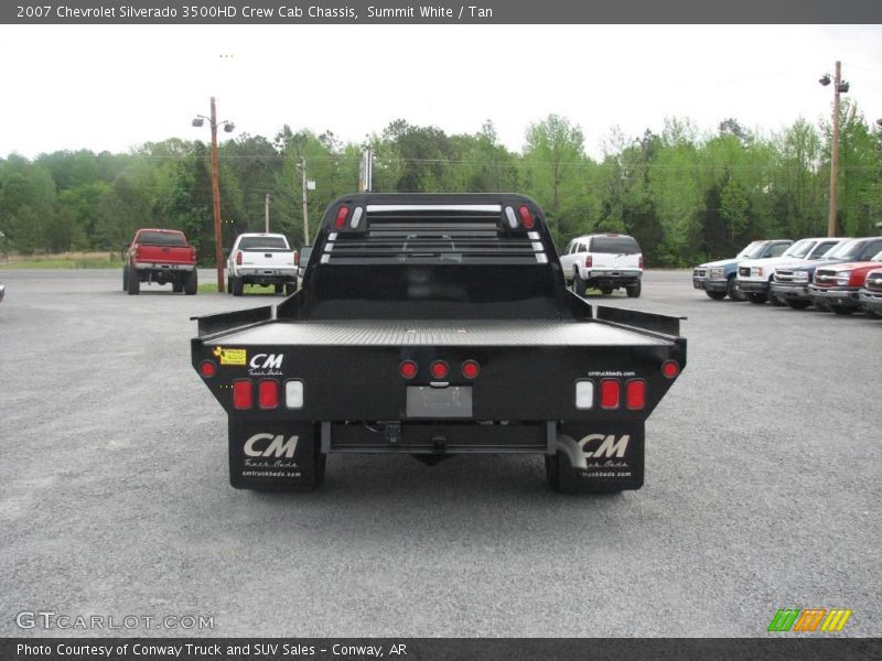 Summit White / Tan 2007 Chevrolet Silverado 3500HD Crew Cab Chassis