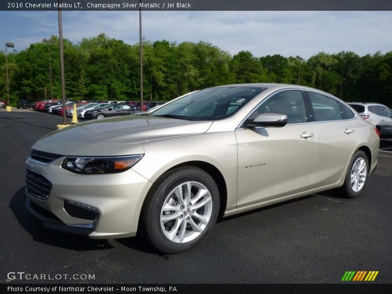 Champagne Silver Metallic / Jet Black 2016 Chevrolet Malibu LT