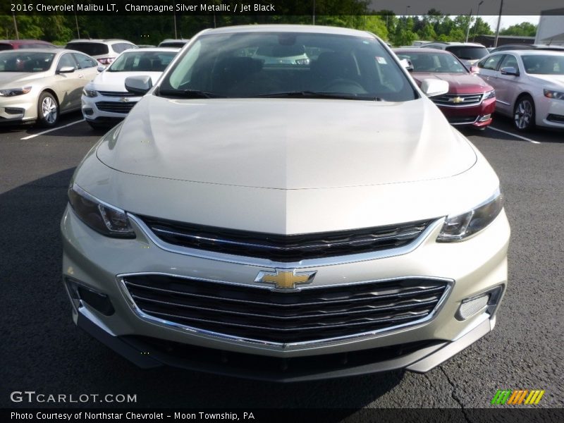 Champagne Silver Metallic / Jet Black 2016 Chevrolet Malibu LT