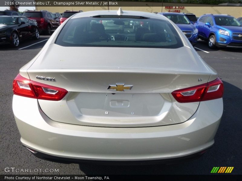 Champagne Silver Metallic / Jet Black 2016 Chevrolet Malibu LT