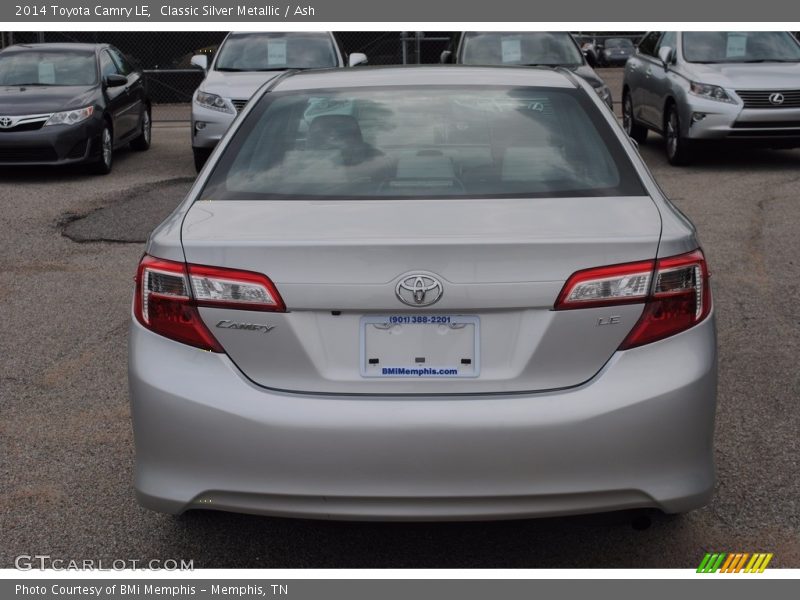 Classic Silver Metallic / Ash 2014 Toyota Camry LE