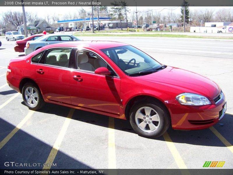 Precision Red / Neutral Beige 2008 Chevrolet Impala LT
