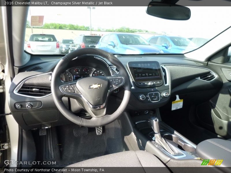 Champagne Silver Metallic / Jet Black 2016 Chevrolet Malibu LT