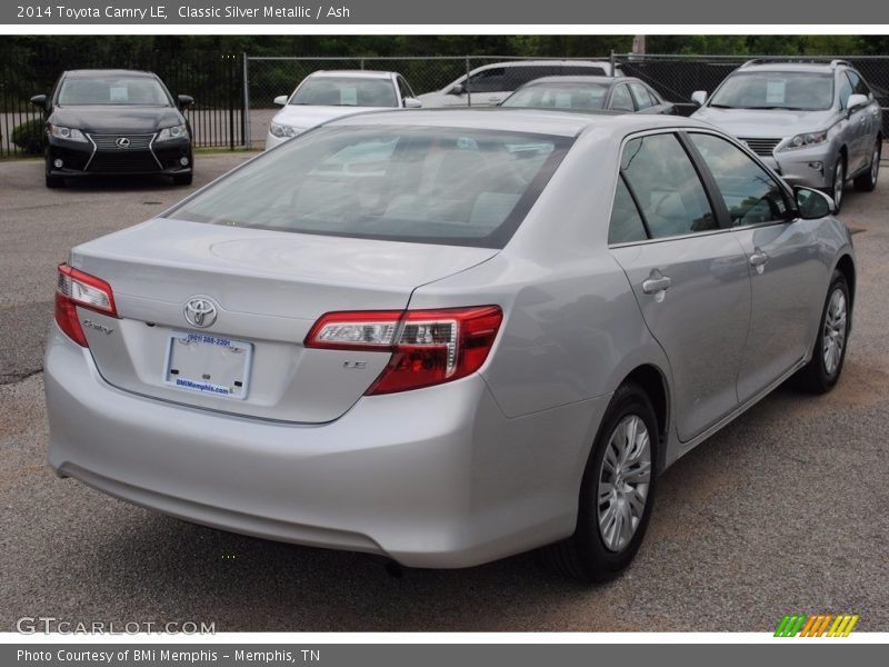 Classic Silver Metallic / Ash 2014 Toyota Camry LE