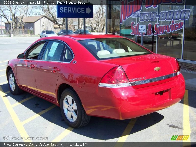 Precision Red / Neutral Beige 2008 Chevrolet Impala LT