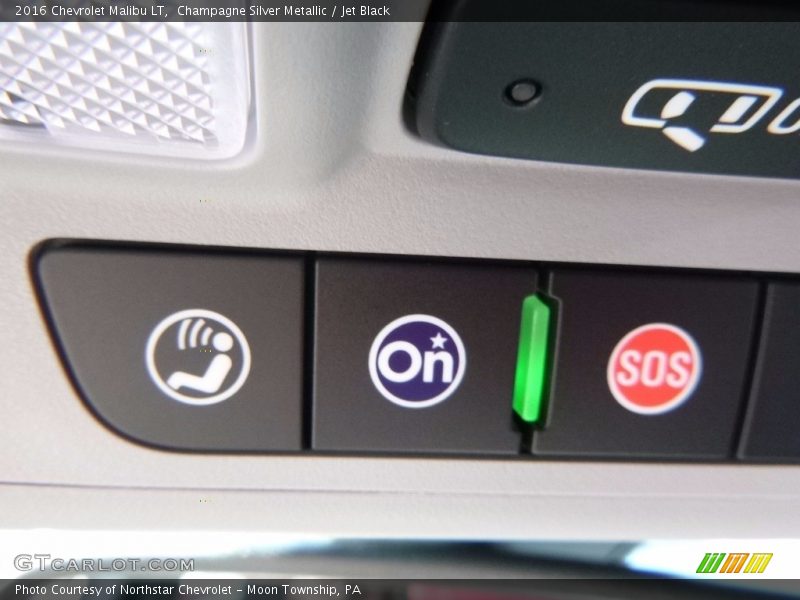 Champagne Silver Metallic / Jet Black 2016 Chevrolet Malibu LT