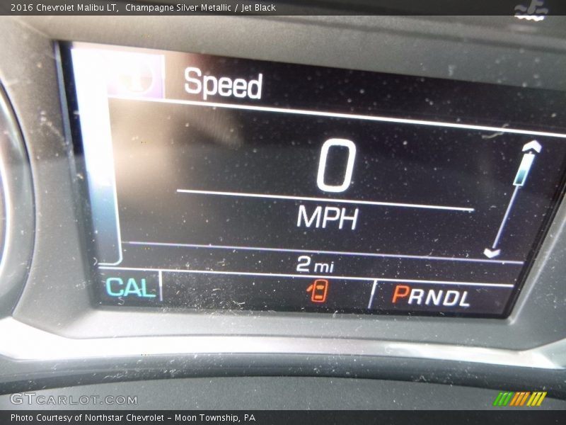 Champagne Silver Metallic / Jet Black 2016 Chevrolet Malibu LT