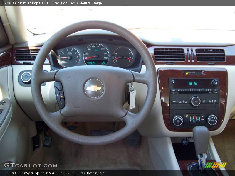 Precision Red / Neutral Beige 2008 Chevrolet Impala LT