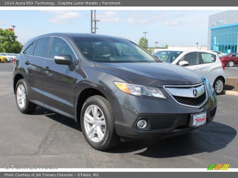 Graphite Luster Metallic / Parchment 2014 Acura RDX Technology