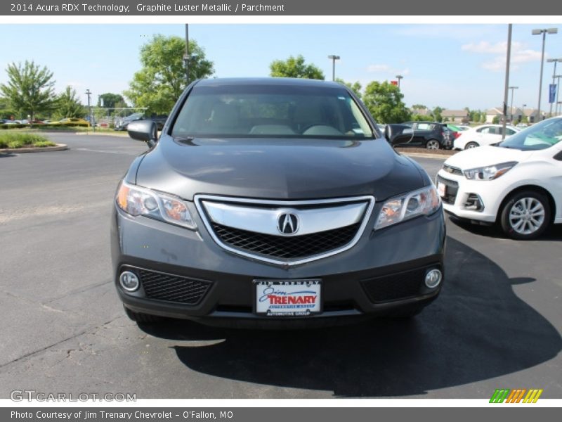 Graphite Luster Metallic / Parchment 2014 Acura RDX Technology