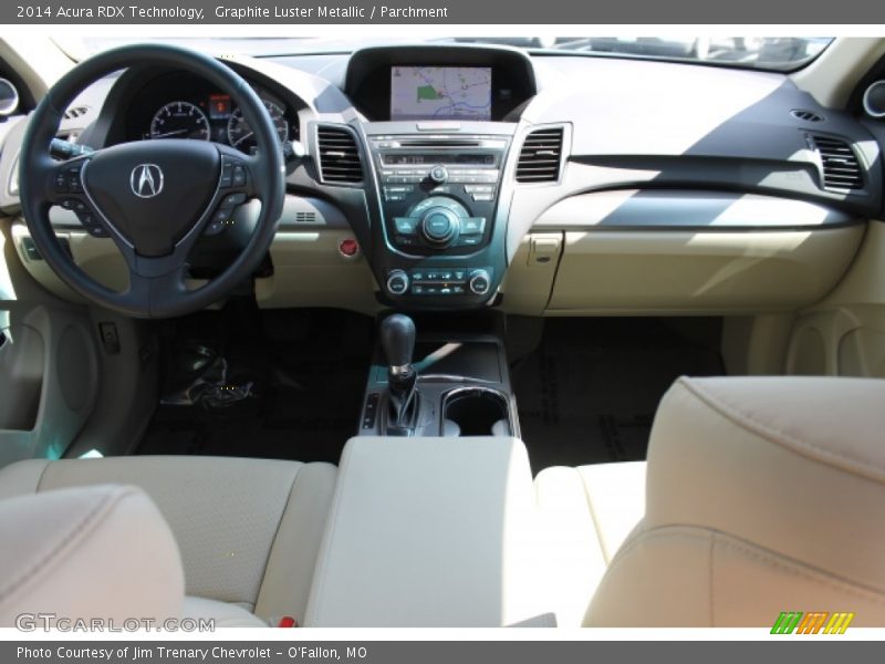 Graphite Luster Metallic / Parchment 2014 Acura RDX Technology