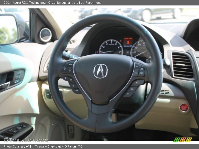 Graphite Luster Metallic / Parchment 2014 Acura RDX Technology