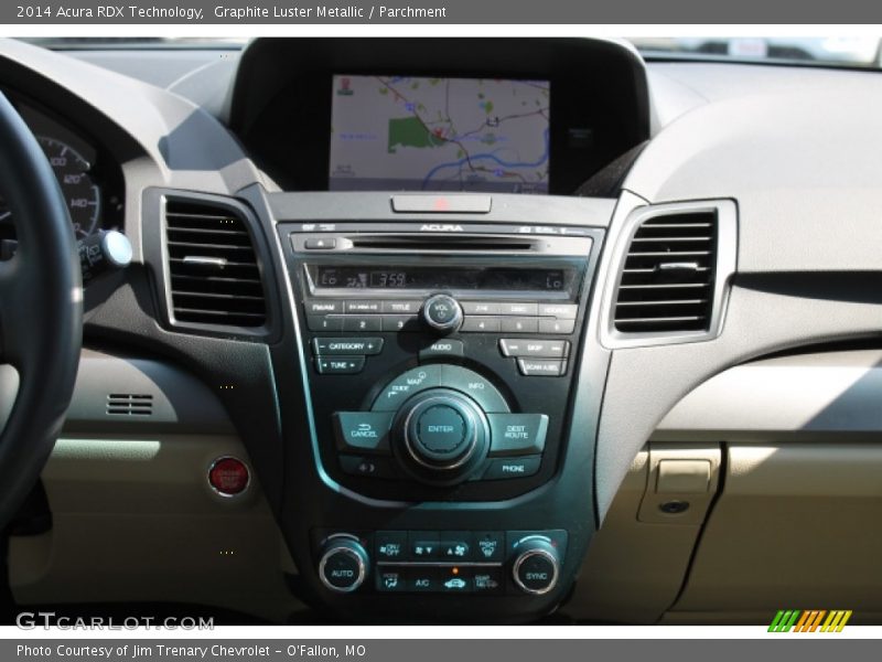 Graphite Luster Metallic / Parchment 2014 Acura RDX Technology