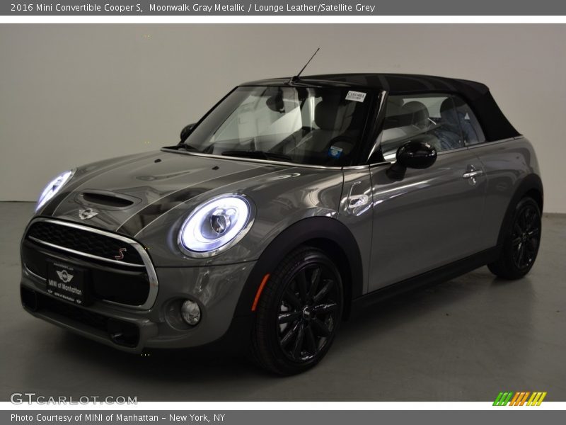 Moonwalk Gray Metallic / Lounge Leather/Satellite Grey 2016 Mini Convertible Cooper S