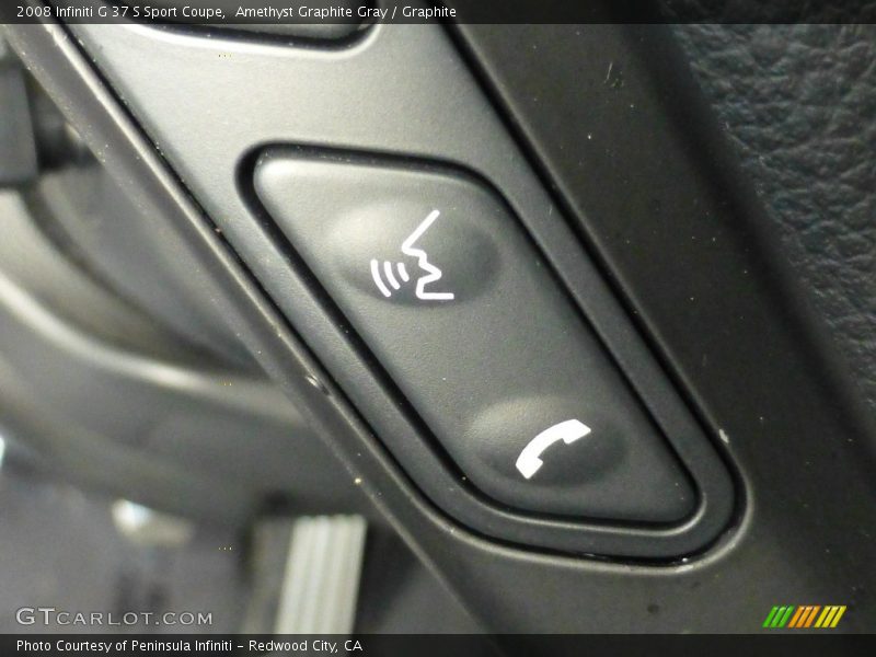 Amethyst Graphite Gray / Graphite 2008 Infiniti G 37 S Sport Coupe