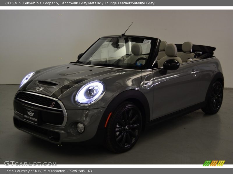 Moonwalk Gray Metallic / Lounge Leather/Satellite Grey 2016 Mini Convertible Cooper S