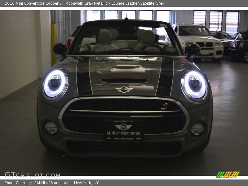 Moonwalk Gray Metallic / Lounge Leather/Satellite Grey 2016 Mini Convertible Cooper S
