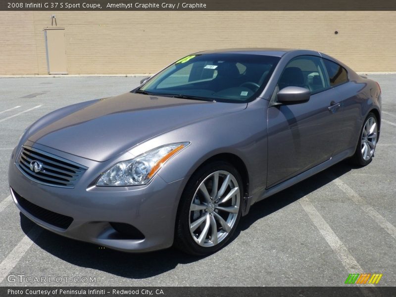 Amethyst Graphite Gray / Graphite 2008 Infiniti G 37 S Sport Coupe