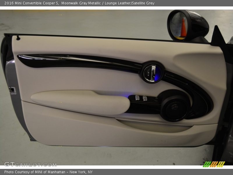 Moonwalk Gray Metallic / Lounge Leather/Satellite Grey 2016 Mini Convertible Cooper S