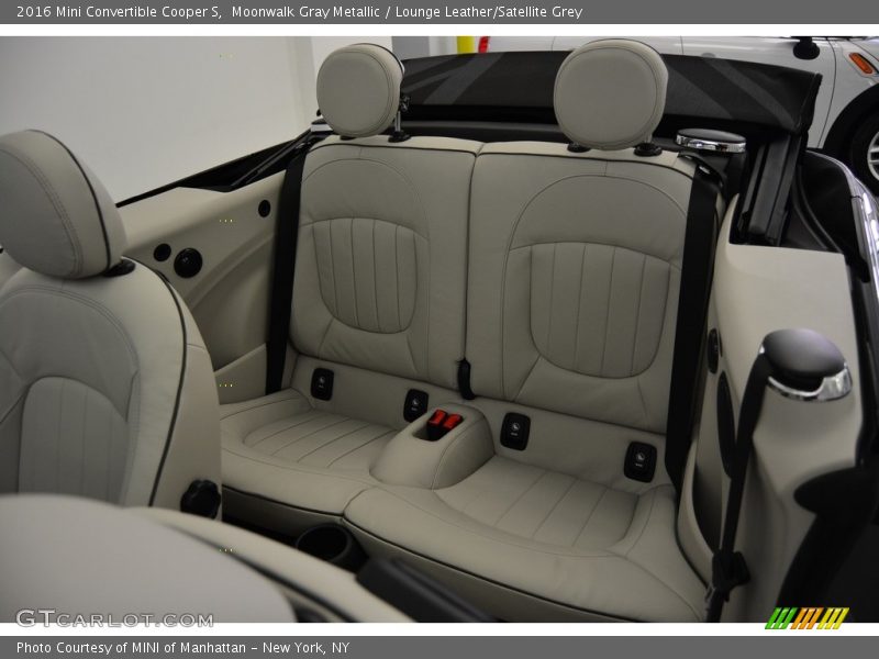 Moonwalk Gray Metallic / Lounge Leather/Satellite Grey 2016 Mini Convertible Cooper S