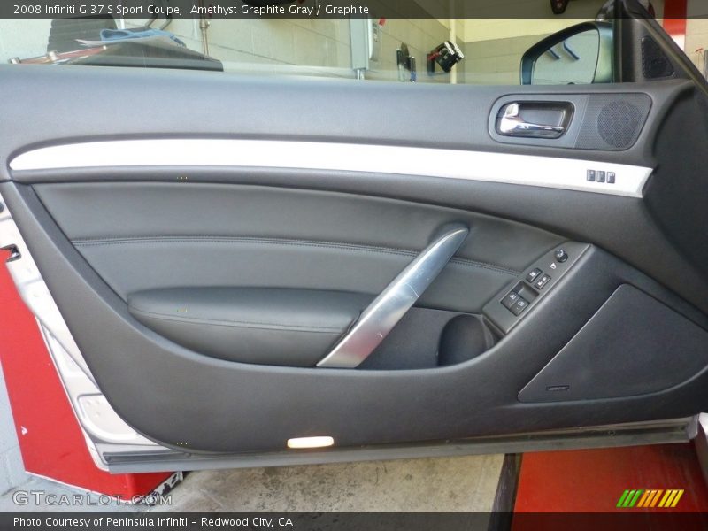 Amethyst Graphite Gray / Graphite 2008 Infiniti G 37 S Sport Coupe