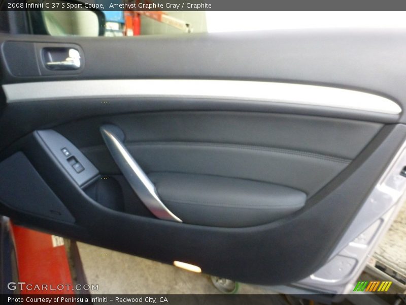 Amethyst Graphite Gray / Graphite 2008 Infiniti G 37 S Sport Coupe