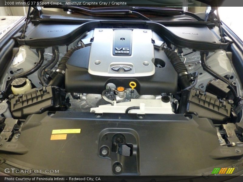 Amethyst Graphite Gray / Graphite 2008 Infiniti G 37 S Sport Coupe