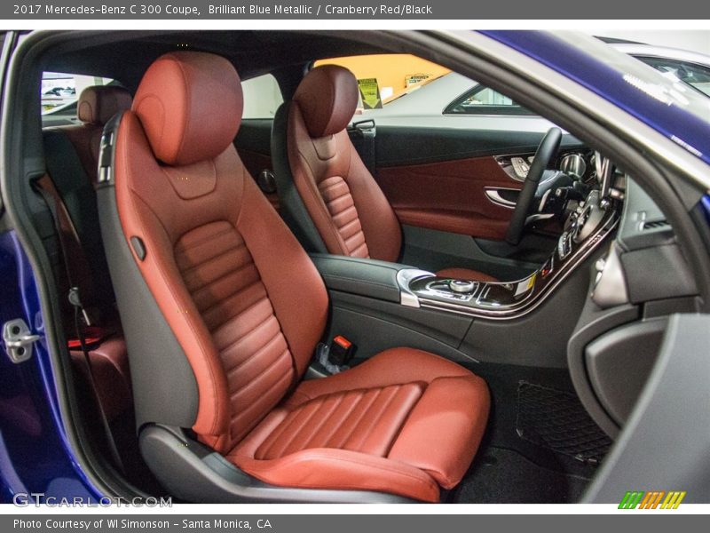 2017 C 300 Coupe Cranberry Red/Black Interior