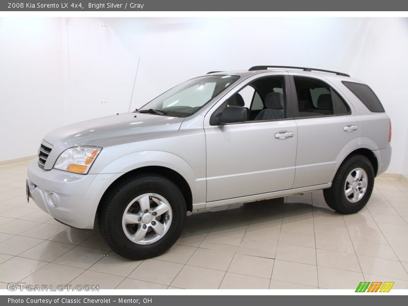 Bright Silver / Gray 2008 Kia Sorento LX 4x4