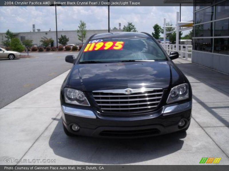 Brilliant Black Crystal Pearl / Deep Jade/Light Taupe 2004 Chrysler Pacifica AWD